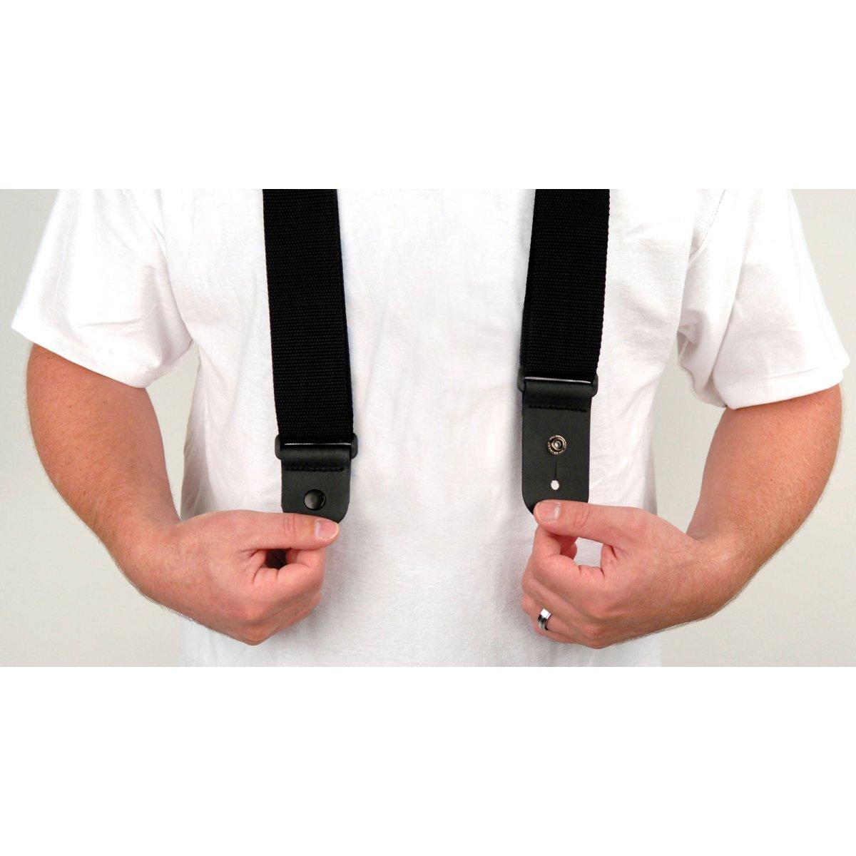 D'addario 50 dare000 tracolla nera per chitarra