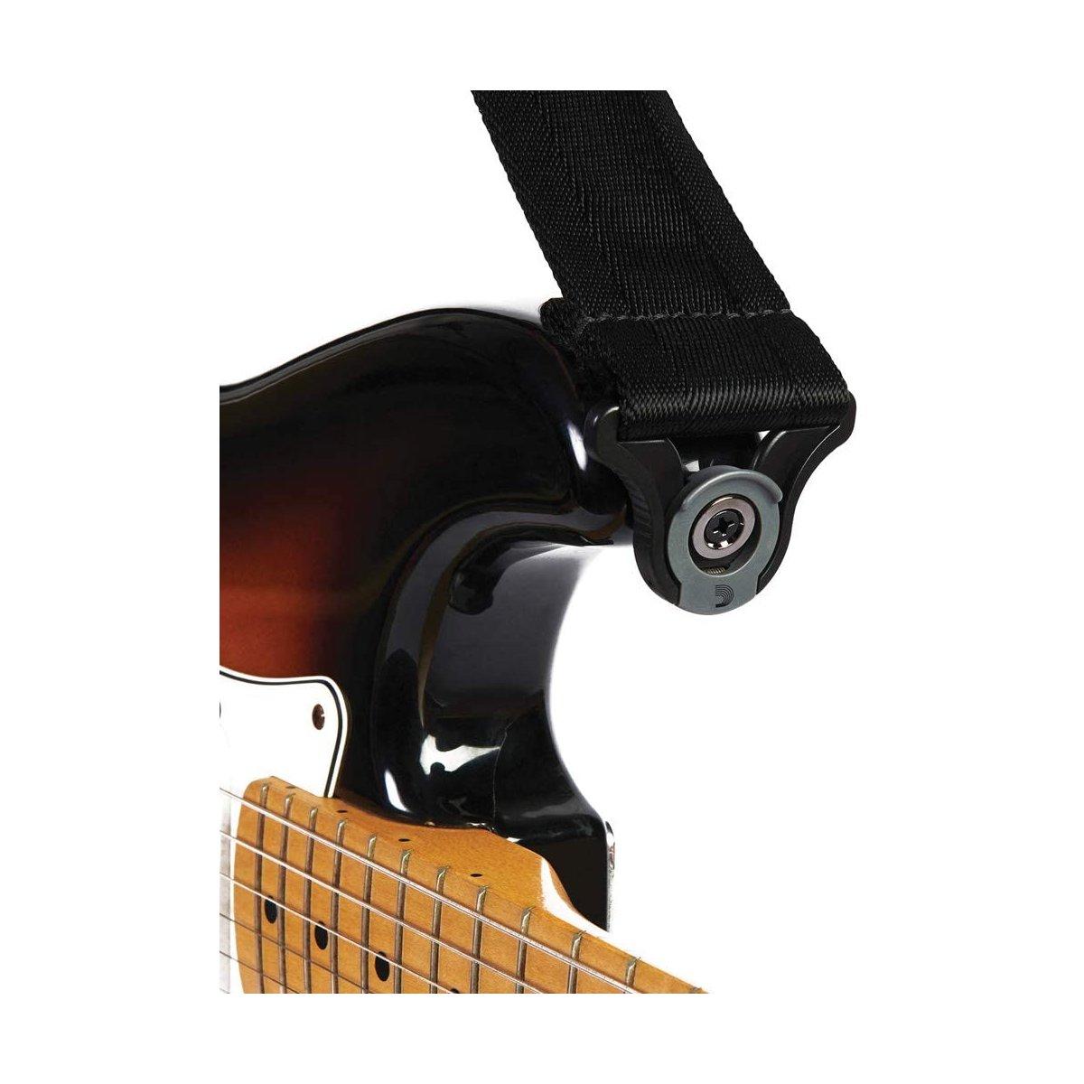 D'addario 50bal10 tracolla midnight blue per chitarra con sistema auto lock