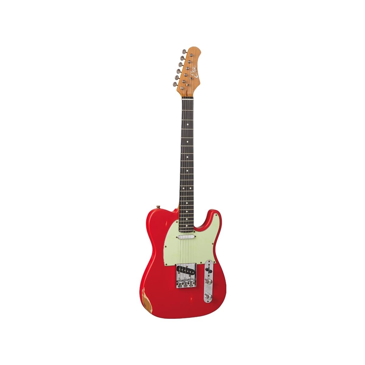 EKO GUITARS VT-380 Relic Fiesta Red