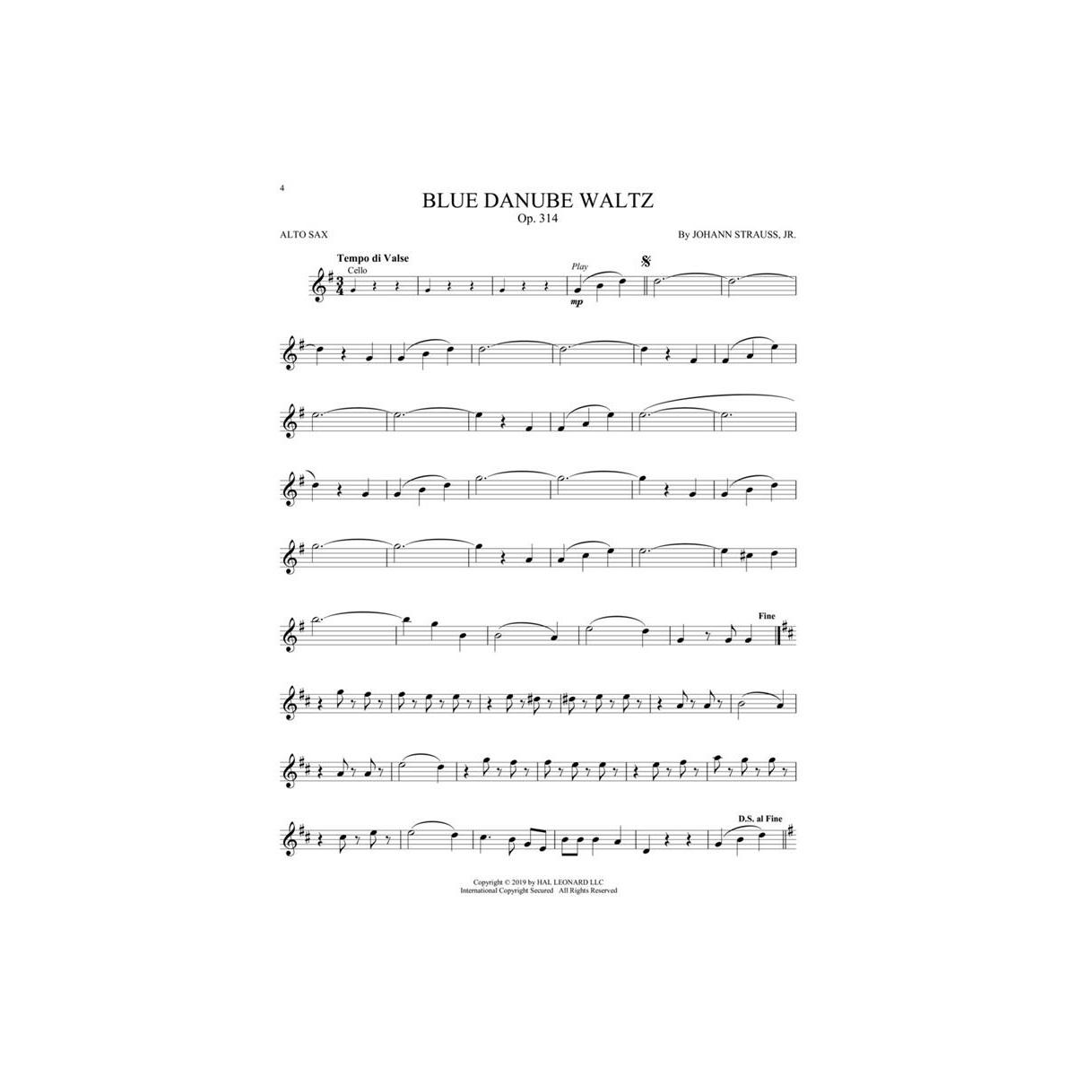 Great classical themes per sax alto