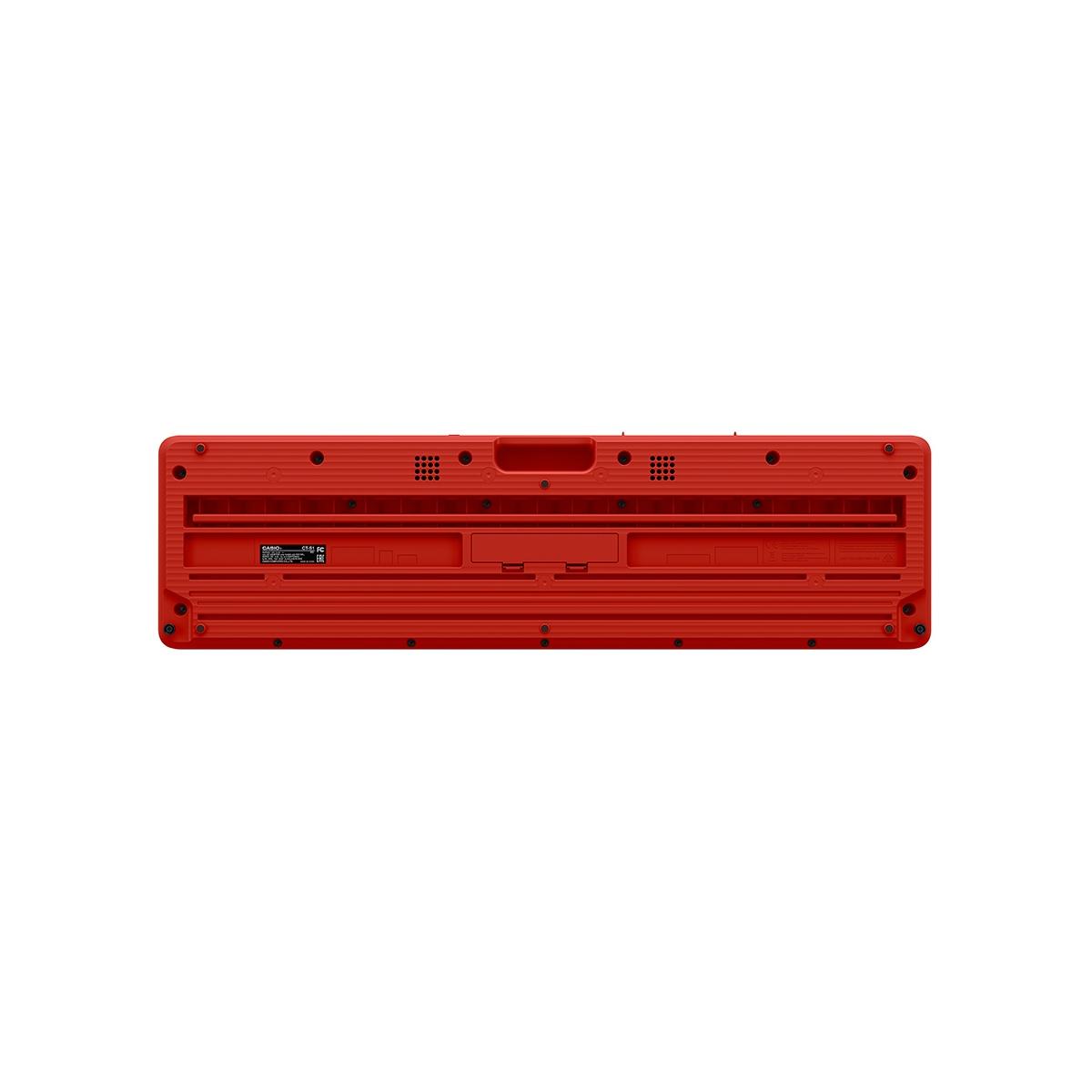 Casio ct-s1rd red tastiera dinamica 61 tasti