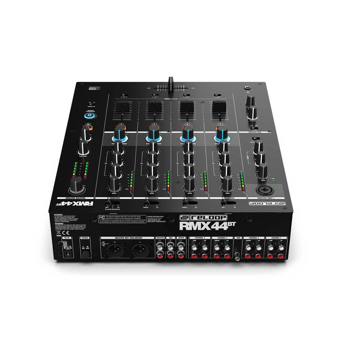 Reloop rmx44 bt mixer 4 canali bluetooth per dj