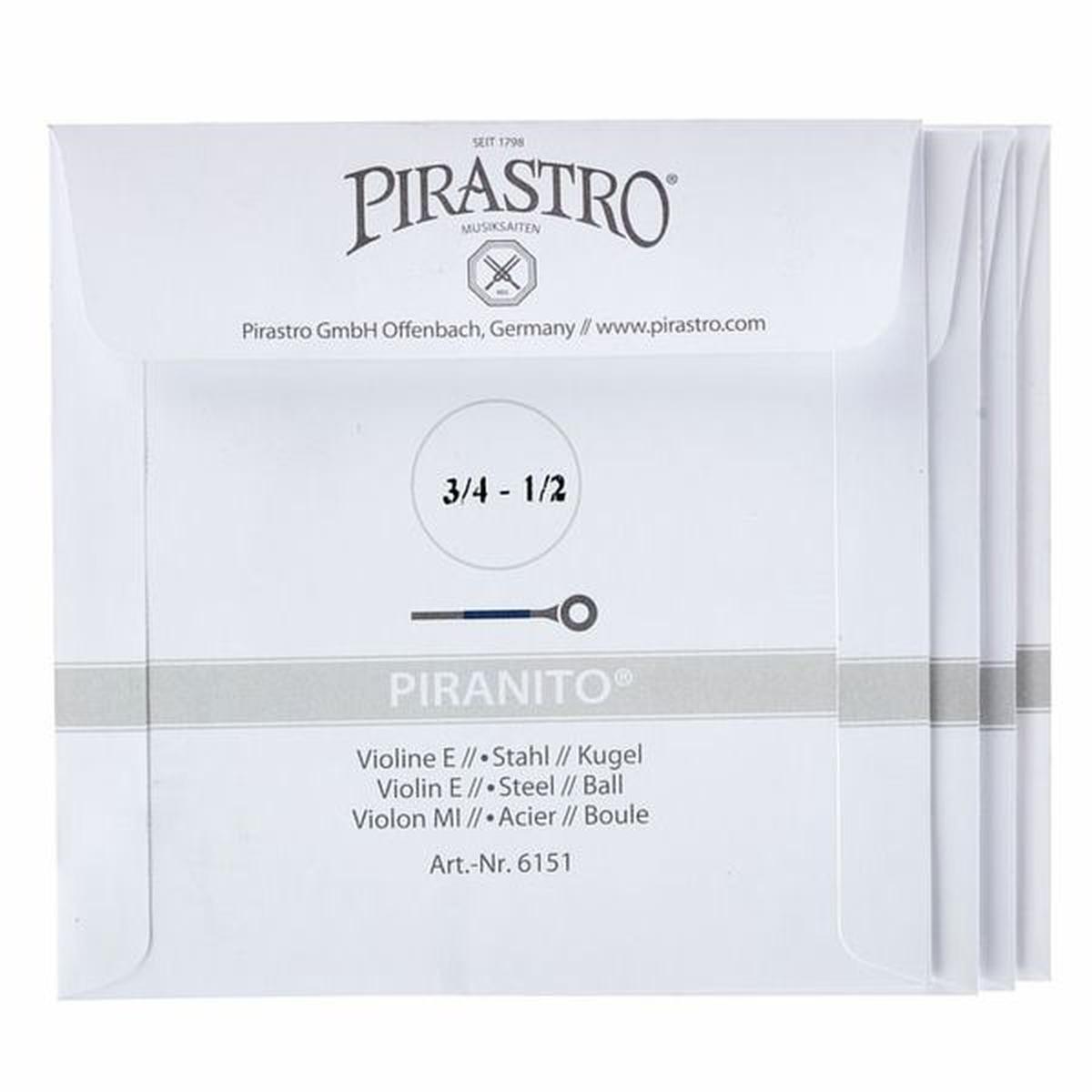 Pirastro piranito 615040 set di corde per violino 3/4 - 1/2