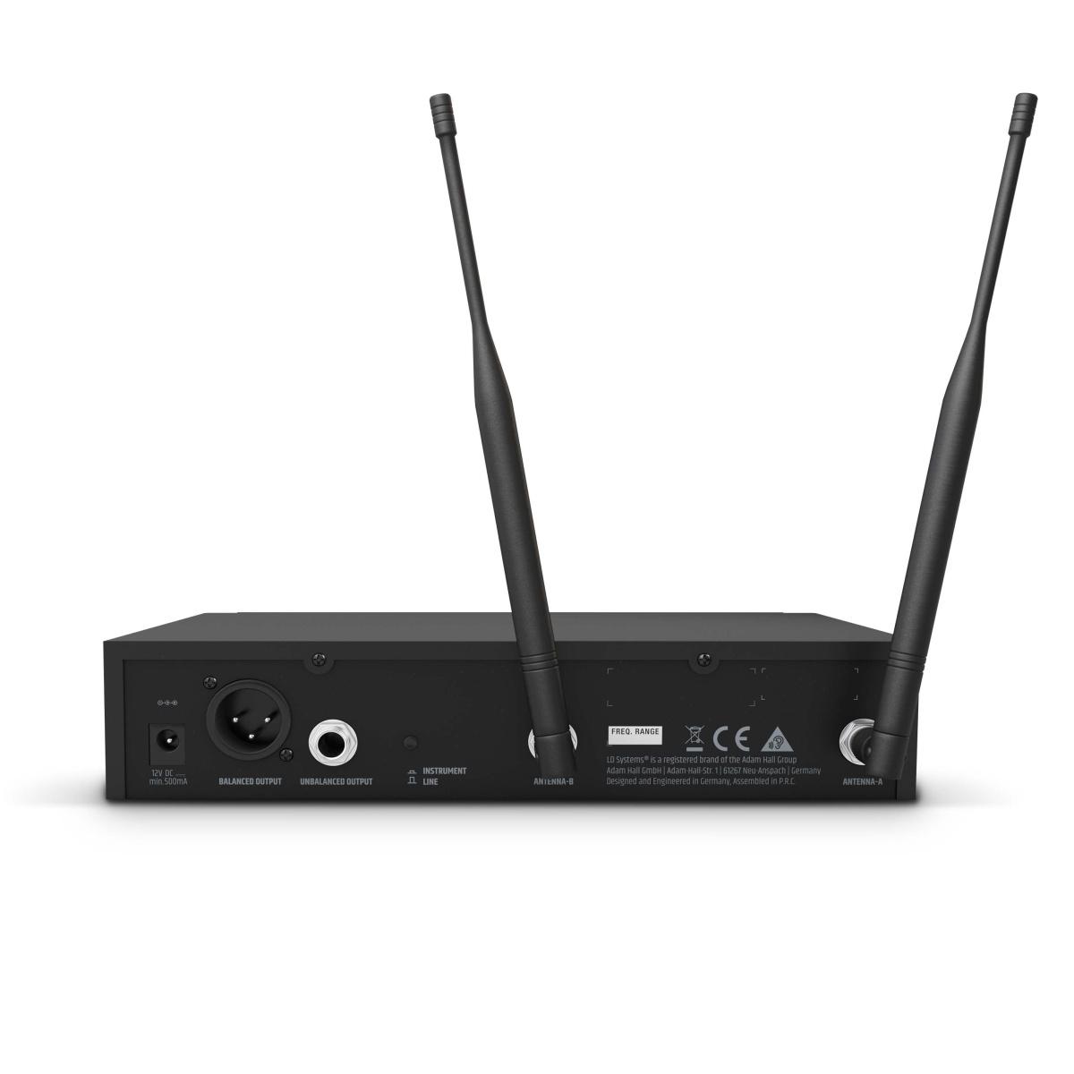 LD SYSTEMS U506 HHC - Sistema per Radiomicrofono con Microfono a Mano a Condensatore