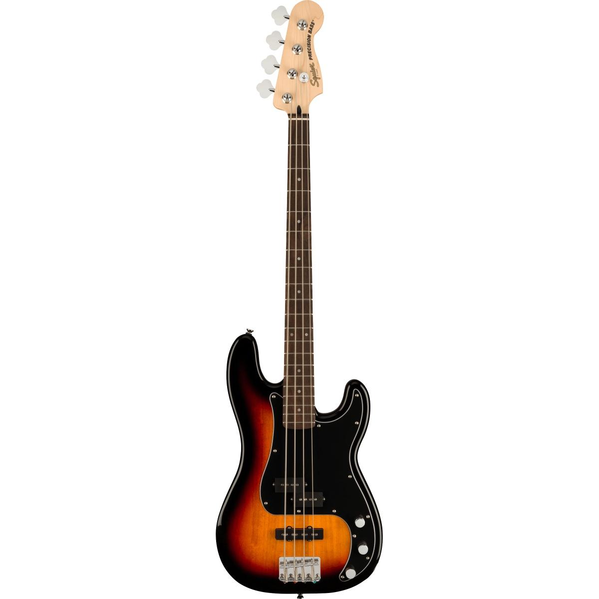 Fender squier affinity pack precision pj bass 3 tone sunburst rumble 15