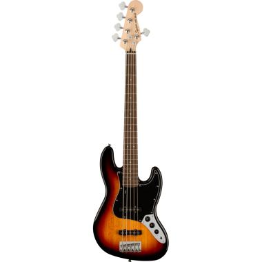 Fender affinity jazz bass v lrl bpg 3 tone sunburst basso elettrico 5 corde