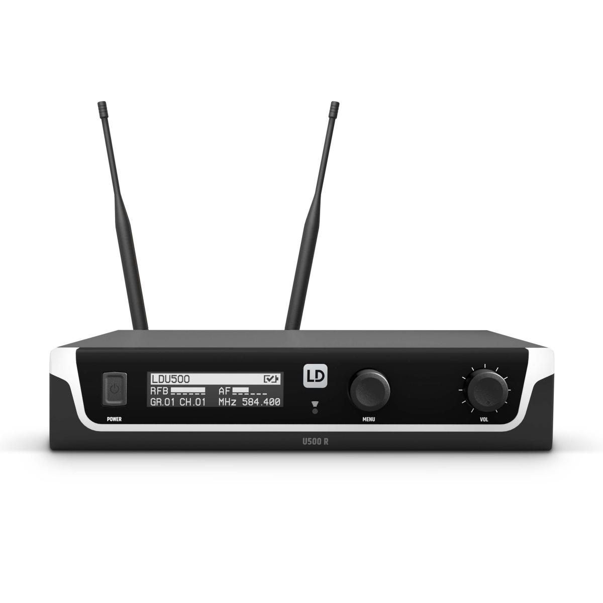 LD SYSTEMS U505 BPH - Sistema per Radiomicrofono con Bodypack e Headset - 584 - 608 MHz.