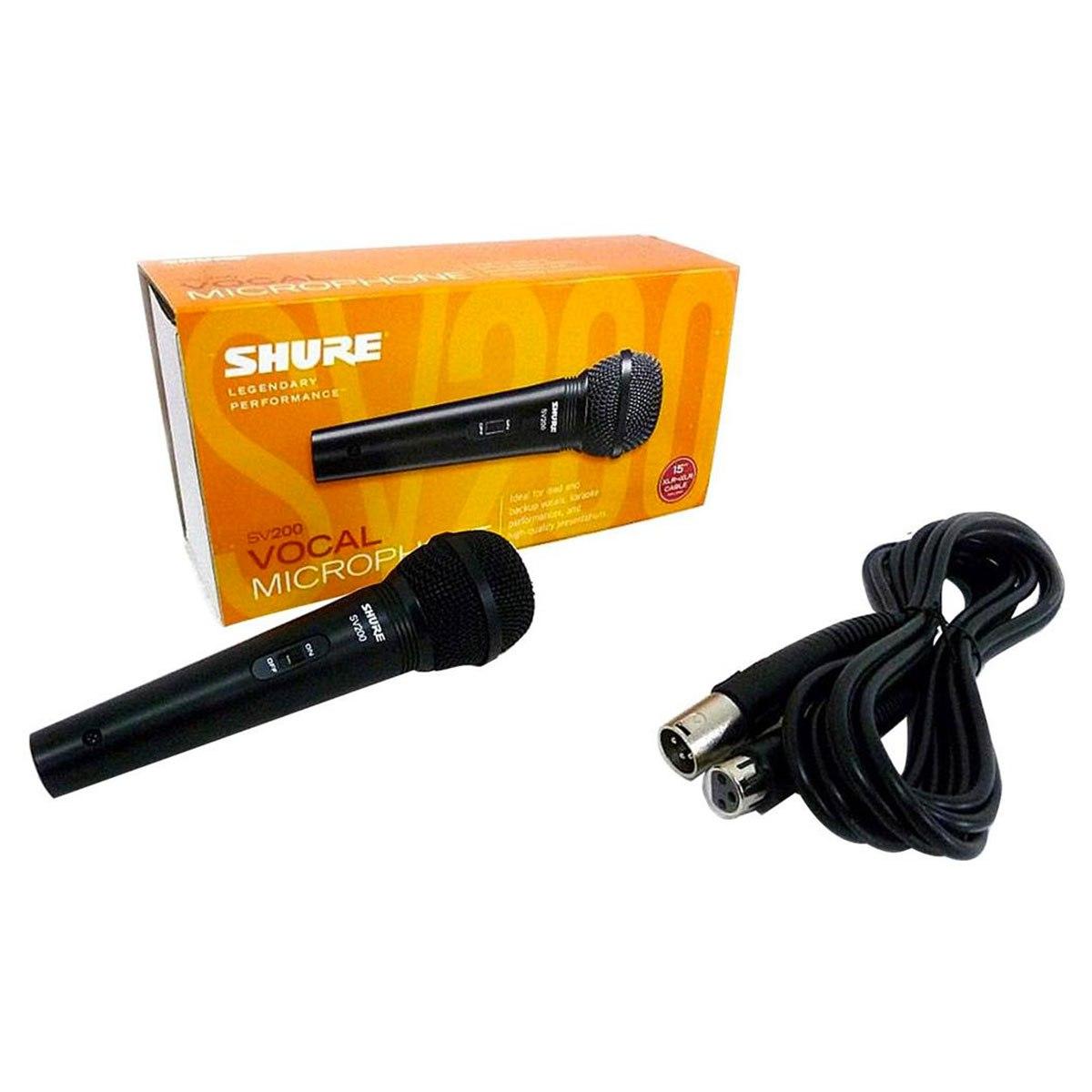 SHURE SV200A Microfono dinamico cardiode on/off