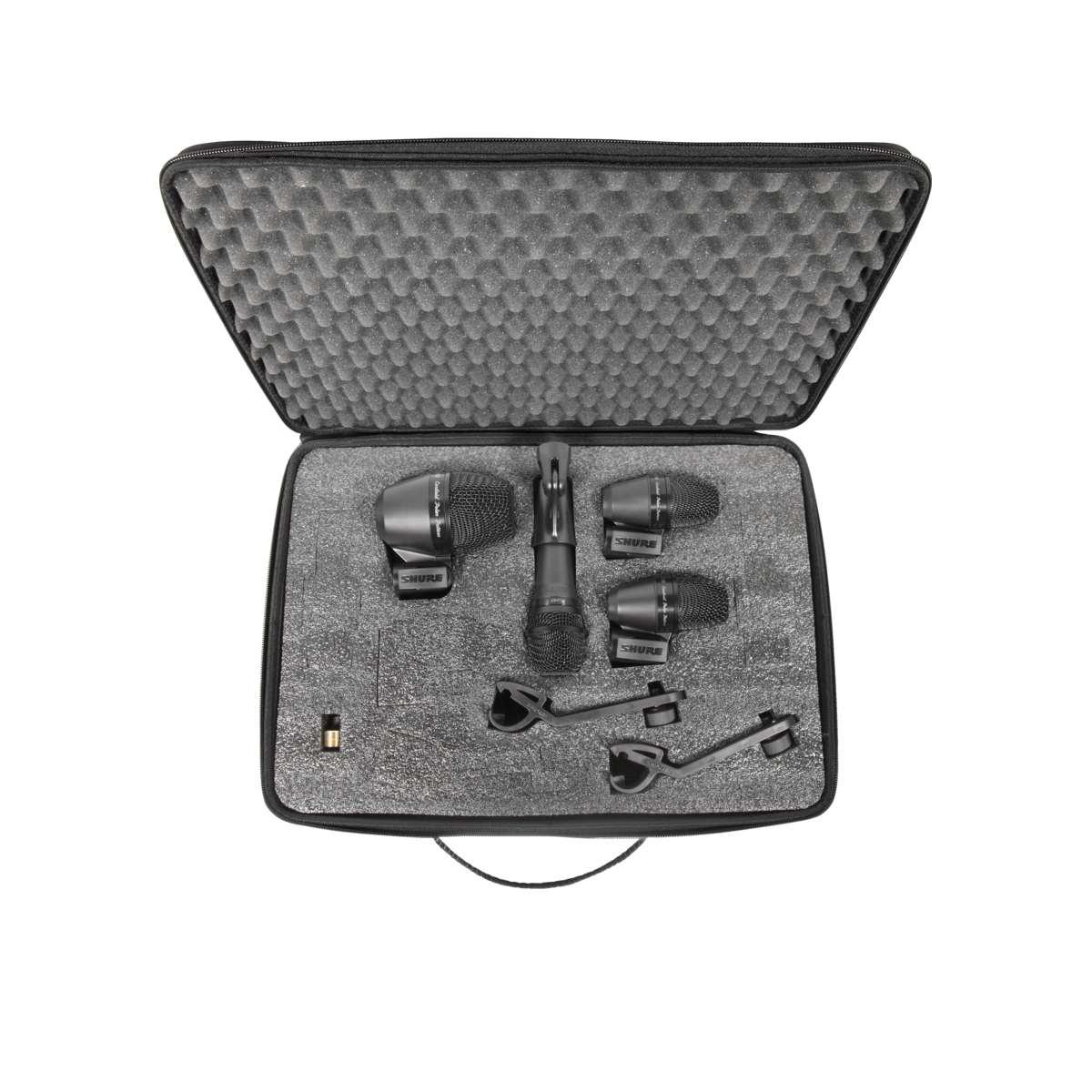 SHURE PGADRUMKIT4 Kit da 4 microfoni per batteria