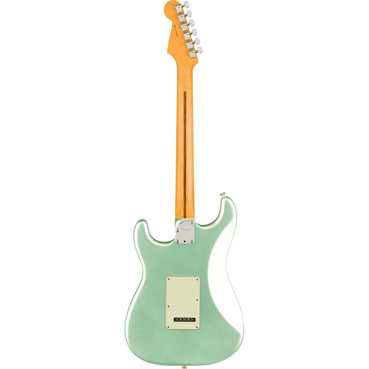 Fender stratocaster american professional ii rw mystic surf green chitarra elettrica
