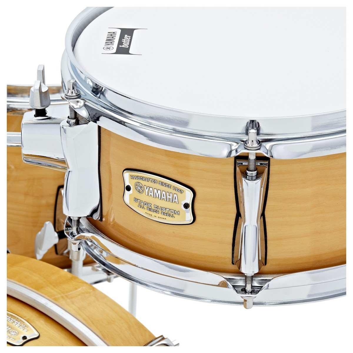 Yamaha stage custom hip natural wood batteria acustica