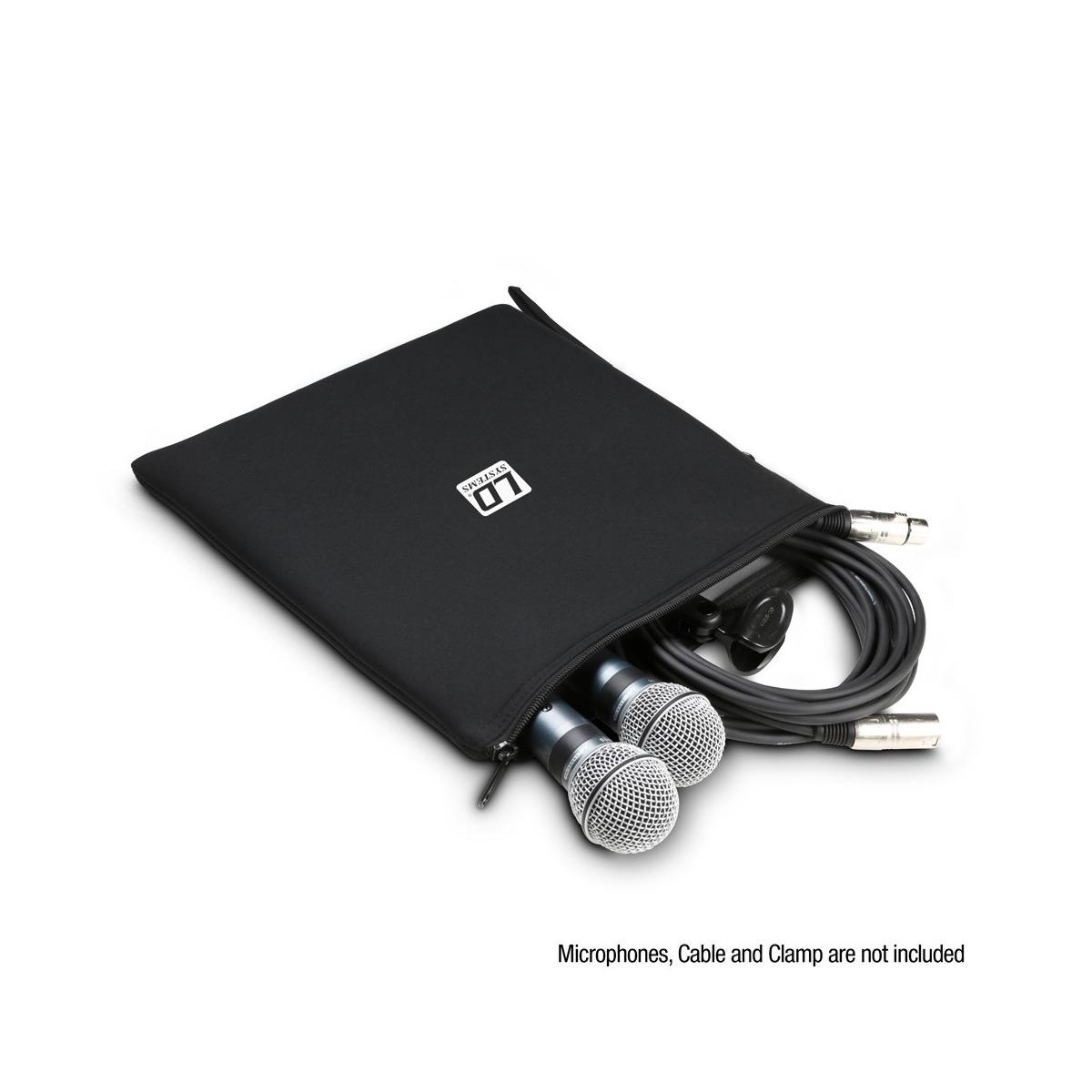 LD SYSTEMS MIC BAG XL - Borsa universale per microfoni 300 x 300 mm