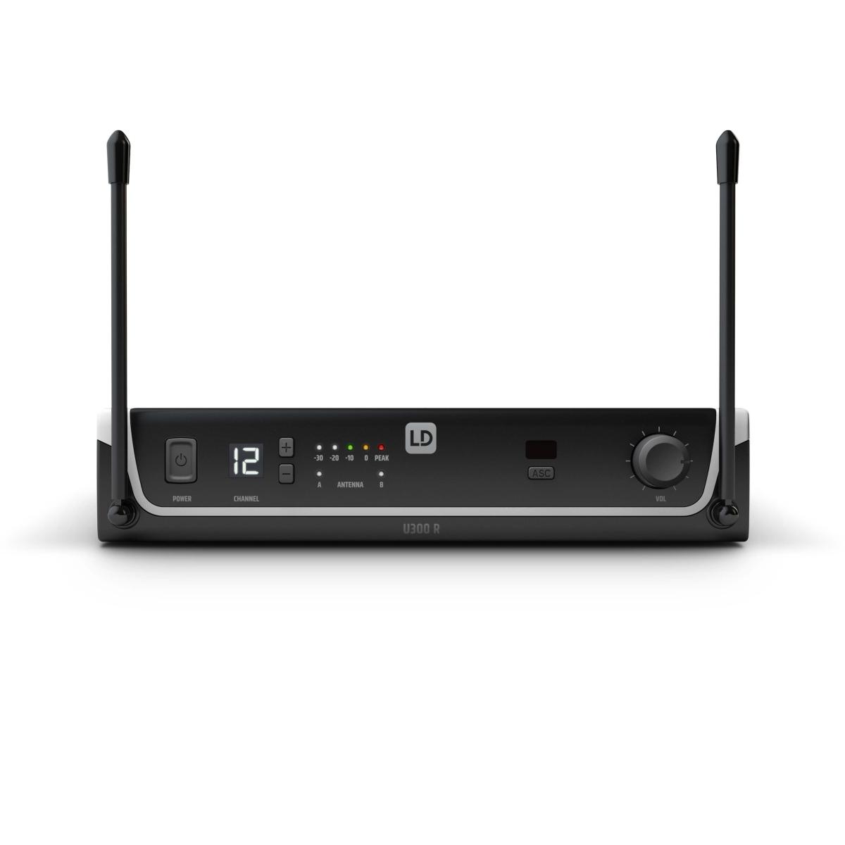 LD SYSTEMS U305 HHD - Sistema per Radiomicrofono con Microfono a Mano dinamico - 584 - 608 MHz