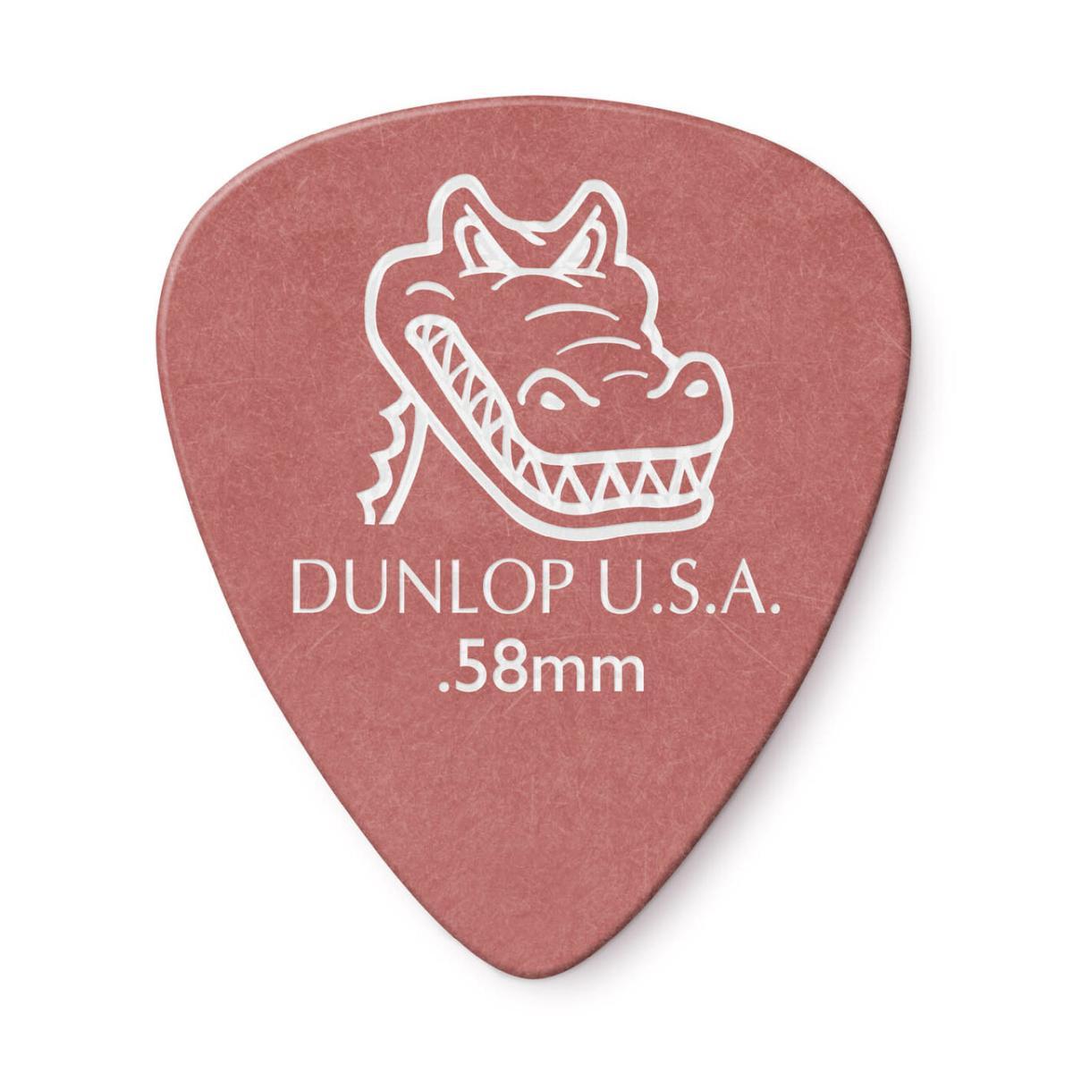 DUNLOP 417R GATOR GRIP STANDARD PLETTRO 0.58mm