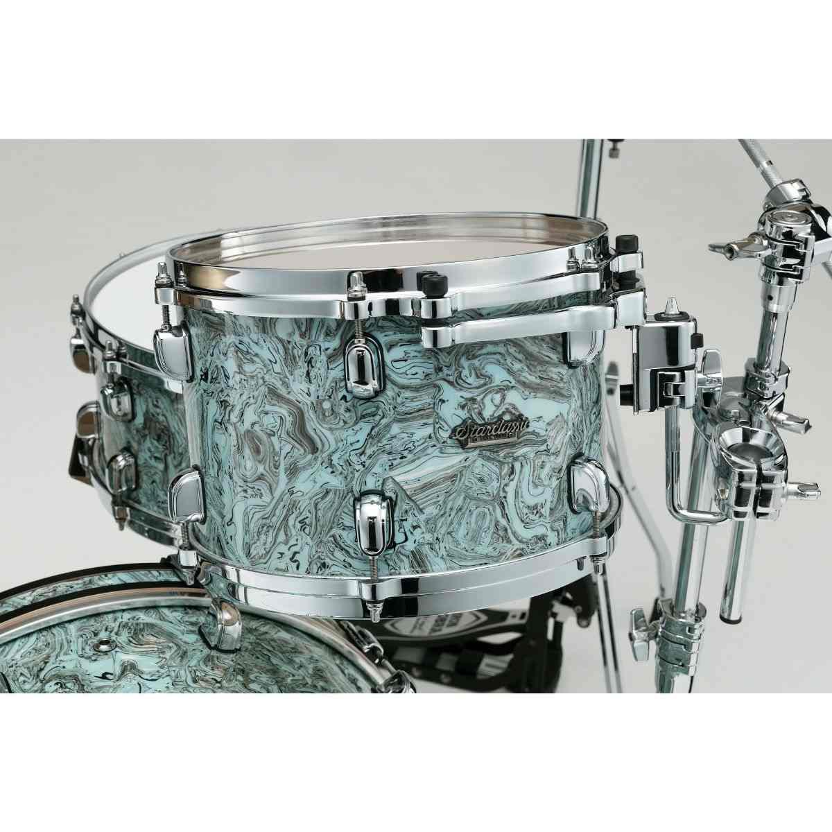 TAMA MR32CZS-SLW Starclassic Maple 3-pezzi shell pack cassa 22, Chrome Shell Hardware SKY BLUE SWIRL