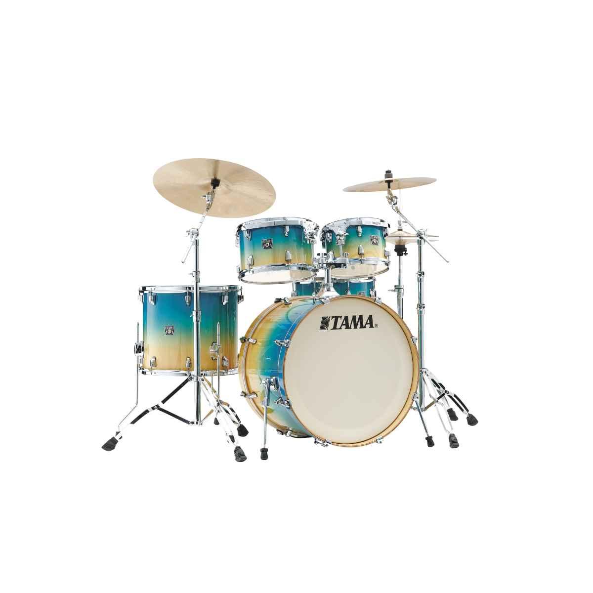 TAMA CL52KR+H-PCLP Superstar Classic 5-pezzi kit cassa 22 & hardware pack CARIBBEAN LACEBARK PINE FADE