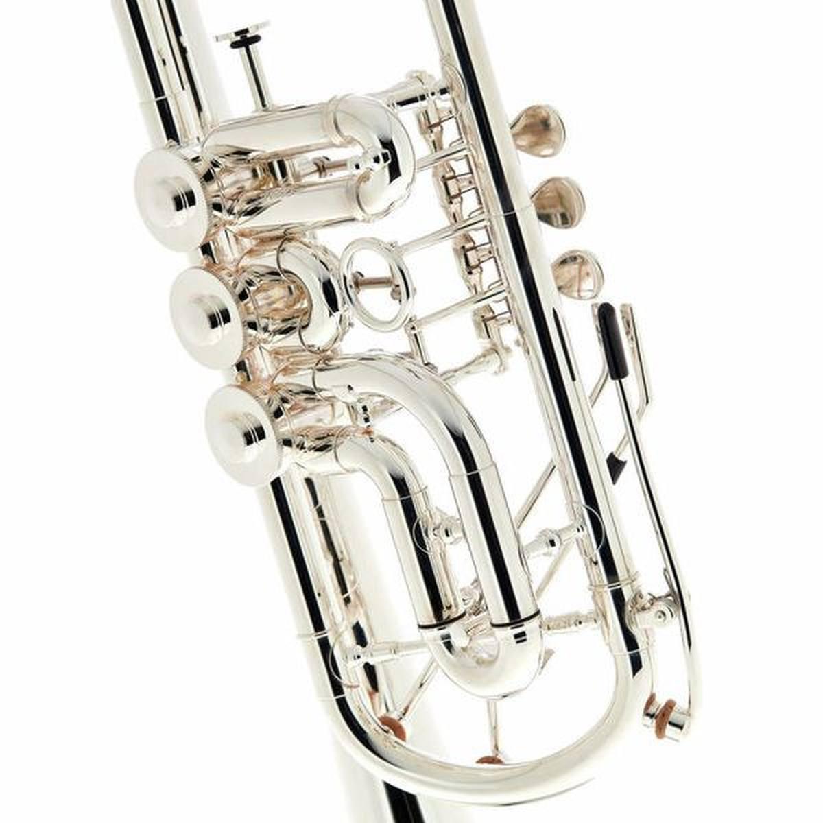 SCHAGERL WIEN "Z" TROMBA IN DO SILVER PLATED SN 10930