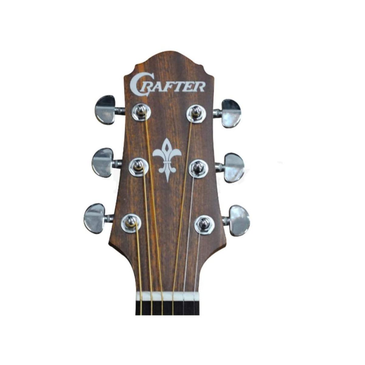 Crafter hd100ce open pore natural chitarra acustica elettrificata
