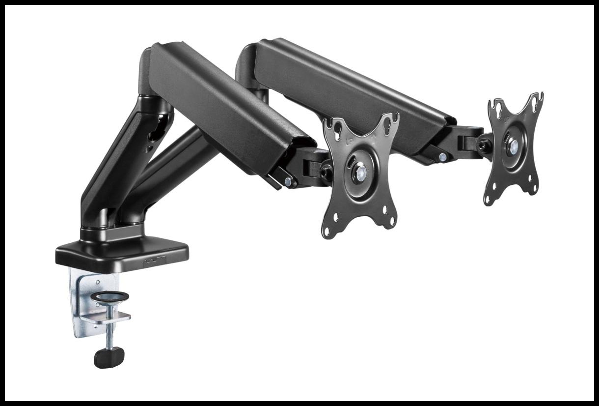 AUDIZIO MAD20G Braccio per doppio monitor con molla a gas 17?-32"