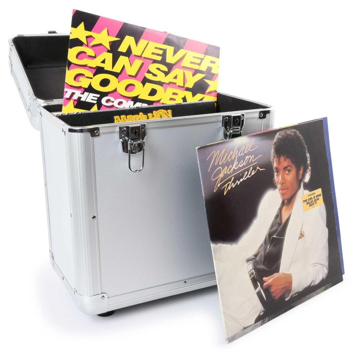 POWER DYNAMICS RC80 CUSTODIA PER DISCHI IN VINILE 12" SILVER