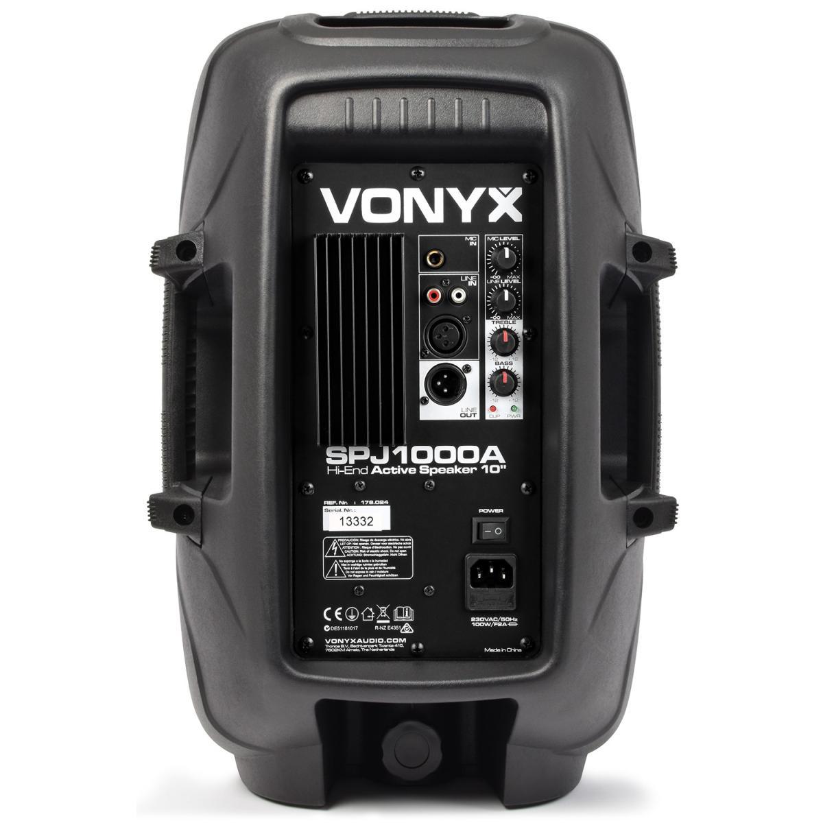 VONYX SPJ-1000A ALTOPARLANTE ATTIVO HI-END 10" 400W