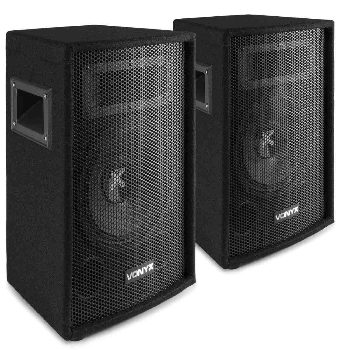 Vonyx sl6 dj/pa altoparlante cabinet 6? 250w (coppia)