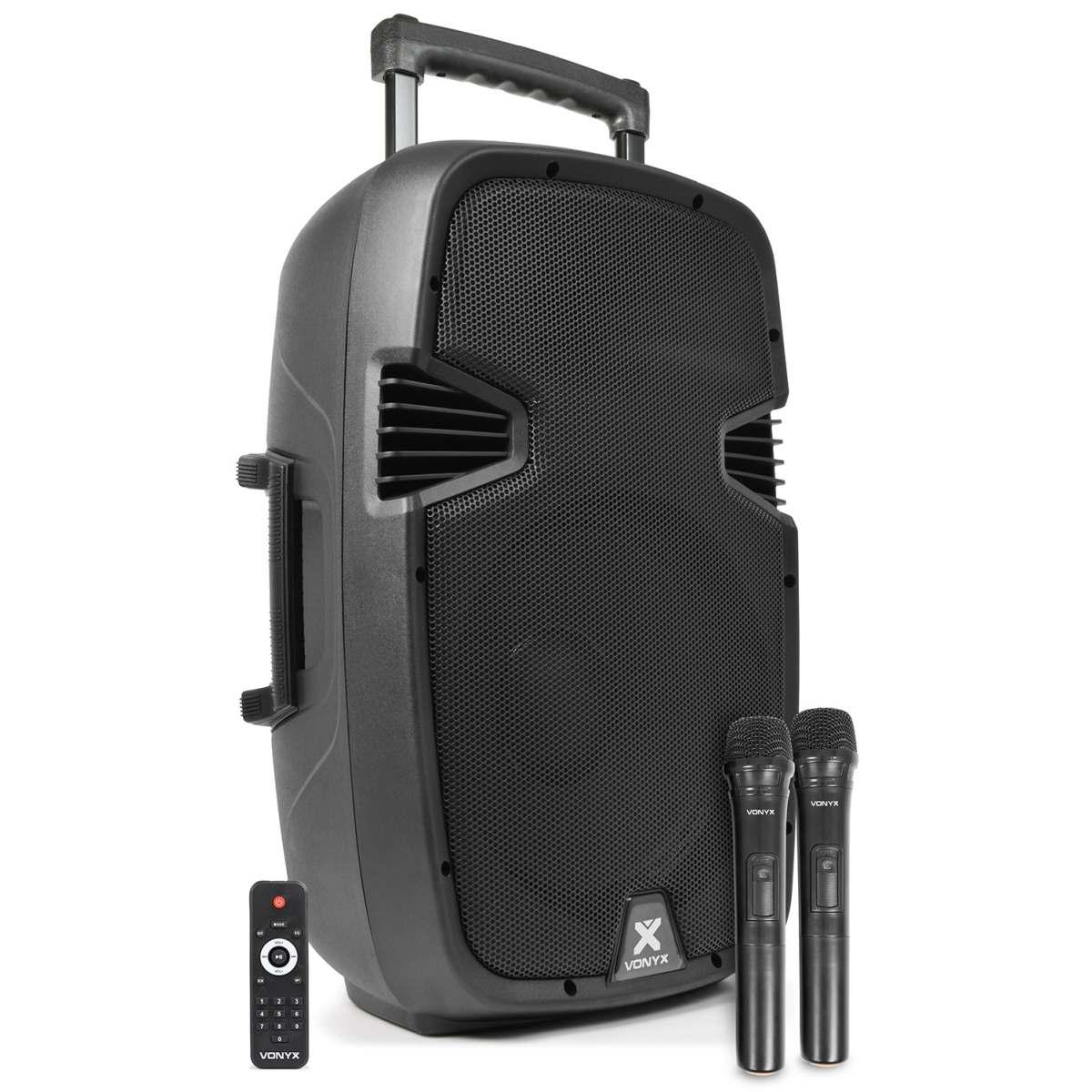 VONYX SPJ-PA912 Mobile Amp ABS 12" 2 UHF