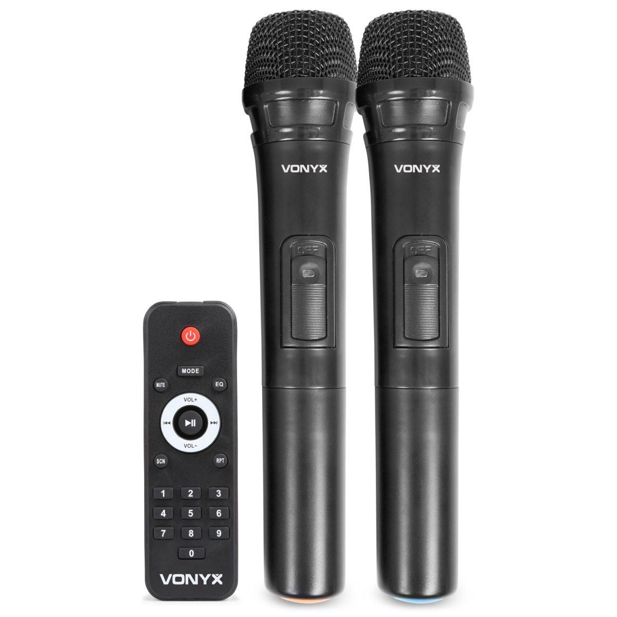 VONYX SPJ-PA912 Mobile Amp ABS 12" 2 UHF
