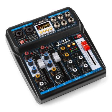 VONYX VMM-P500 4Music Mixer 4Ch/BT/MP3/US