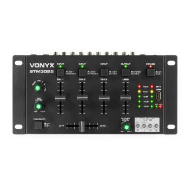 VONYX STM3025B, 7ch. Mixer/USB MP3 BT