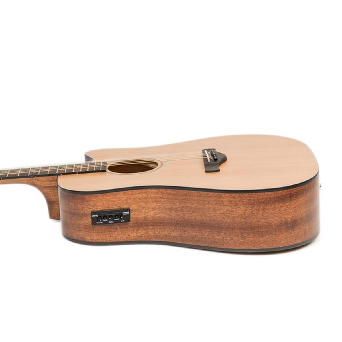 Ibanez aw65ece lg natural low gloss chitarra acustica elettrificata