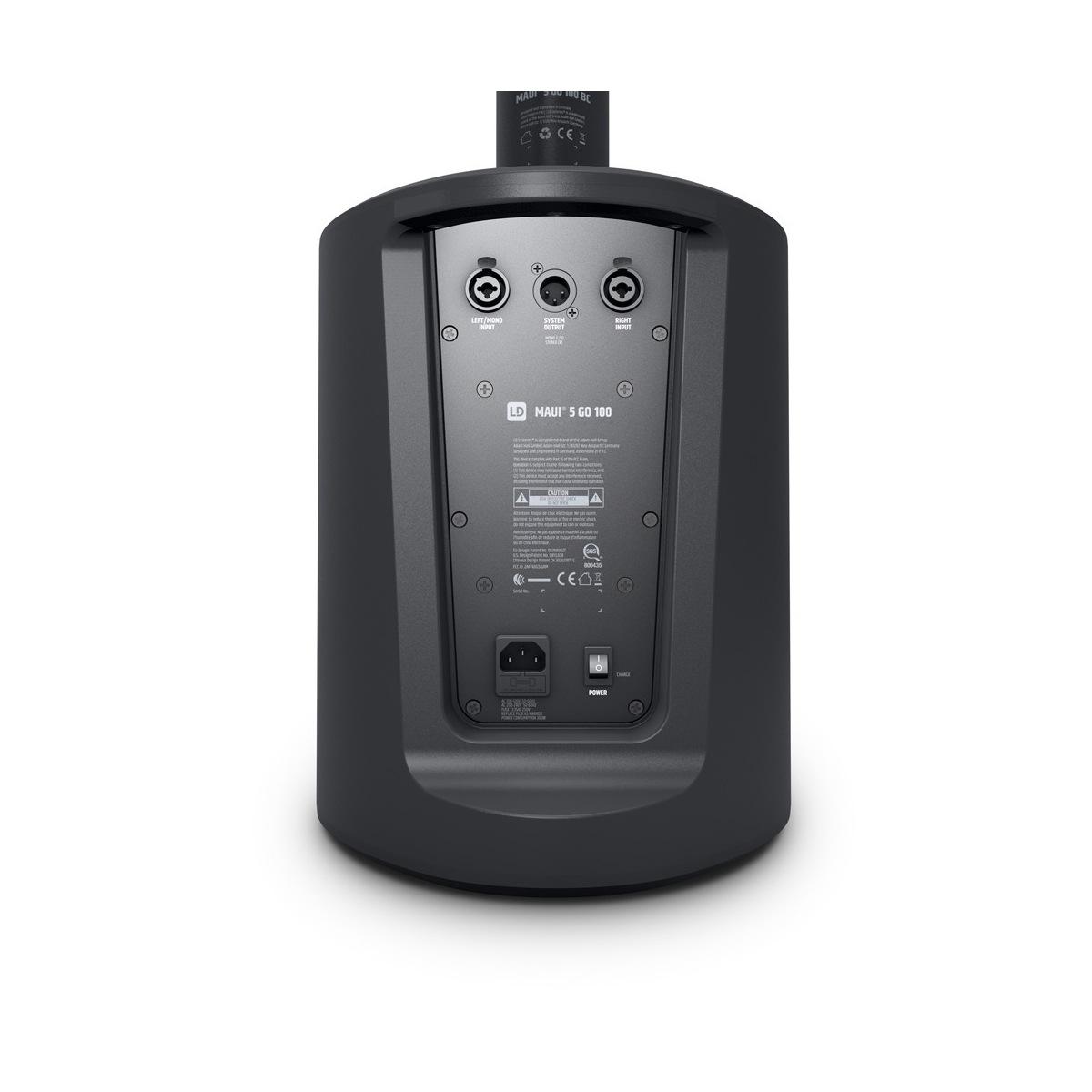 LD SYSTEMS MAUI 5 GO 100 - Sistema PA a colonna ultraportatile a batteria  - versione da 3200 mAh