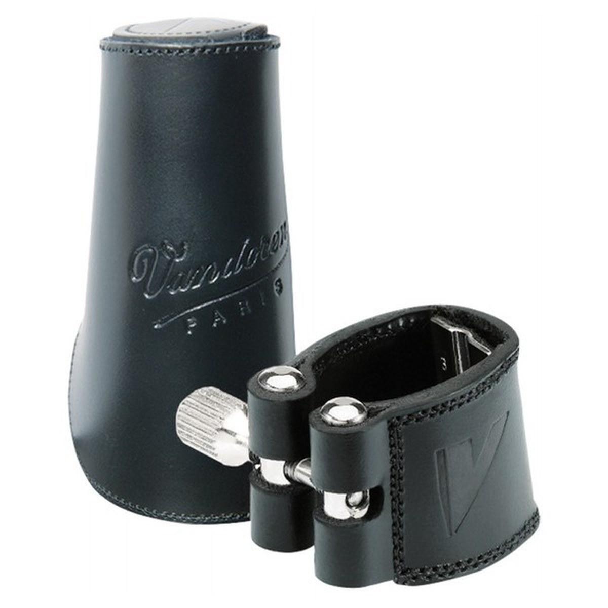 VANDOREN LC21L LEGATURA IN PELLE CON COPRIBOCCHINO PER CLARINETTO IN Bb