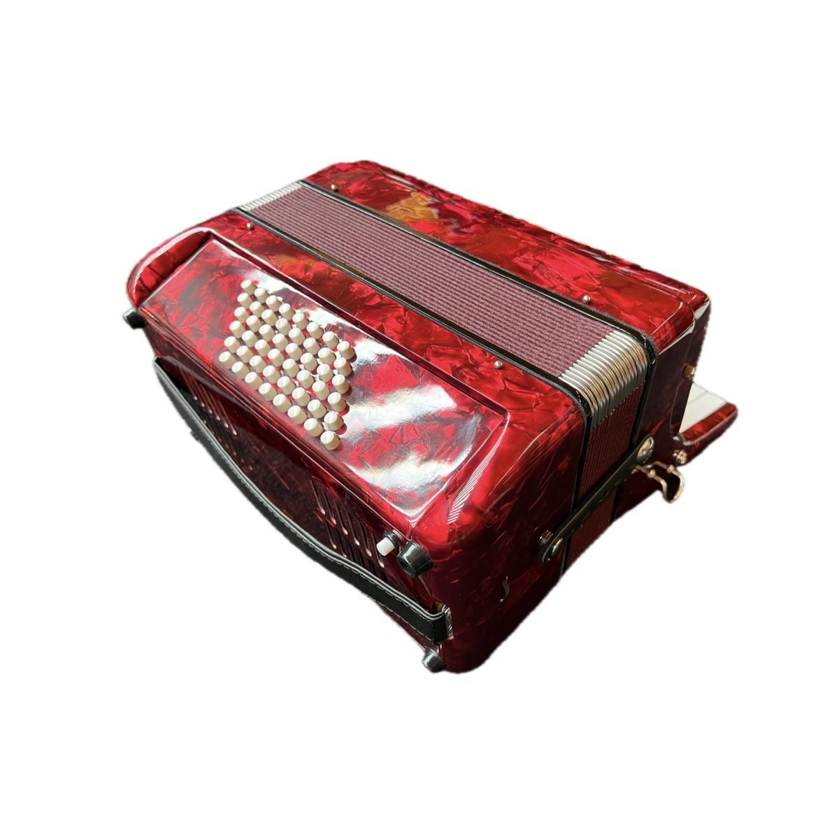 Classic secondo v fisarmonica 48 bassi rossa