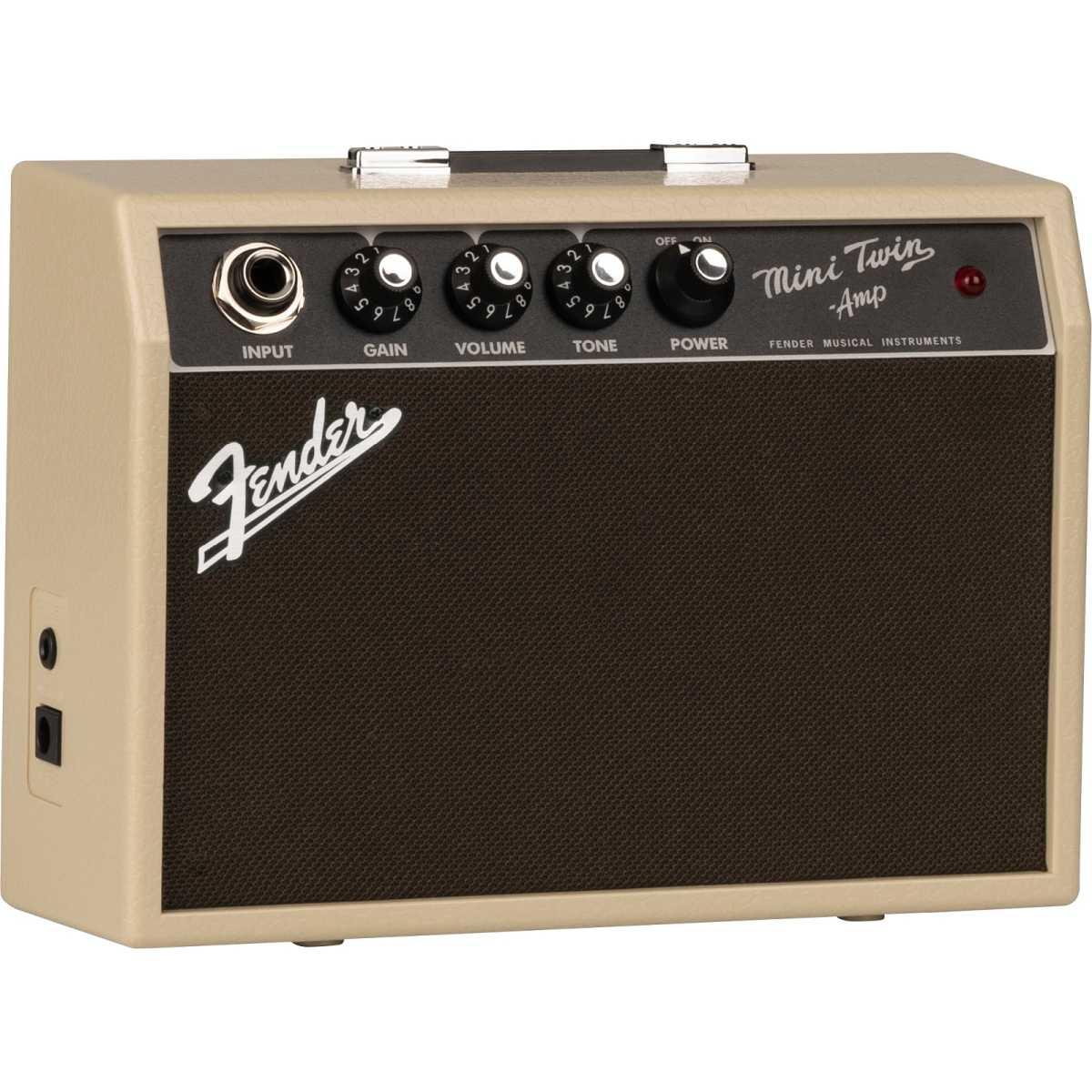 Fender Mini 65 Twin Amp Blonde - Mini amplificatore per chitarra el