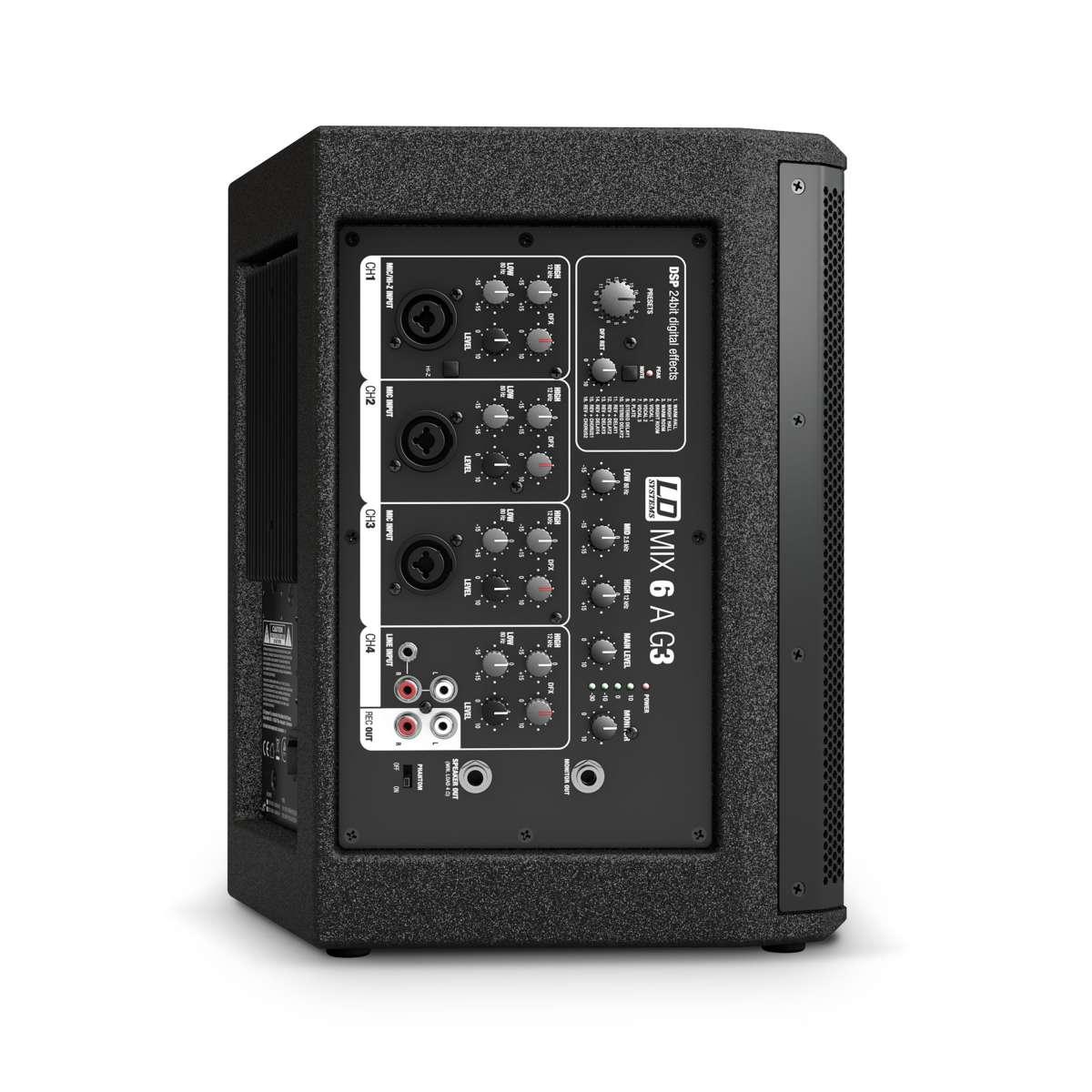 LD Systems MIX 6 A G3 Altoparlante Attivo 2 Vie con Mixer Integrato