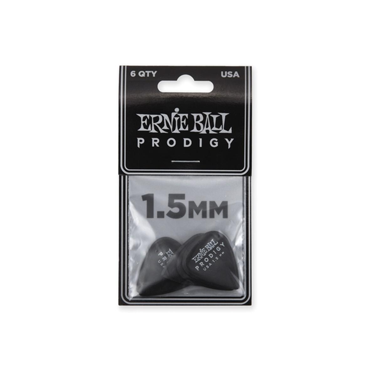 Ernie ball ERNIE BALL 9199 PRODIGY STANDARD PACK 6 PLETTRI 1,5mm