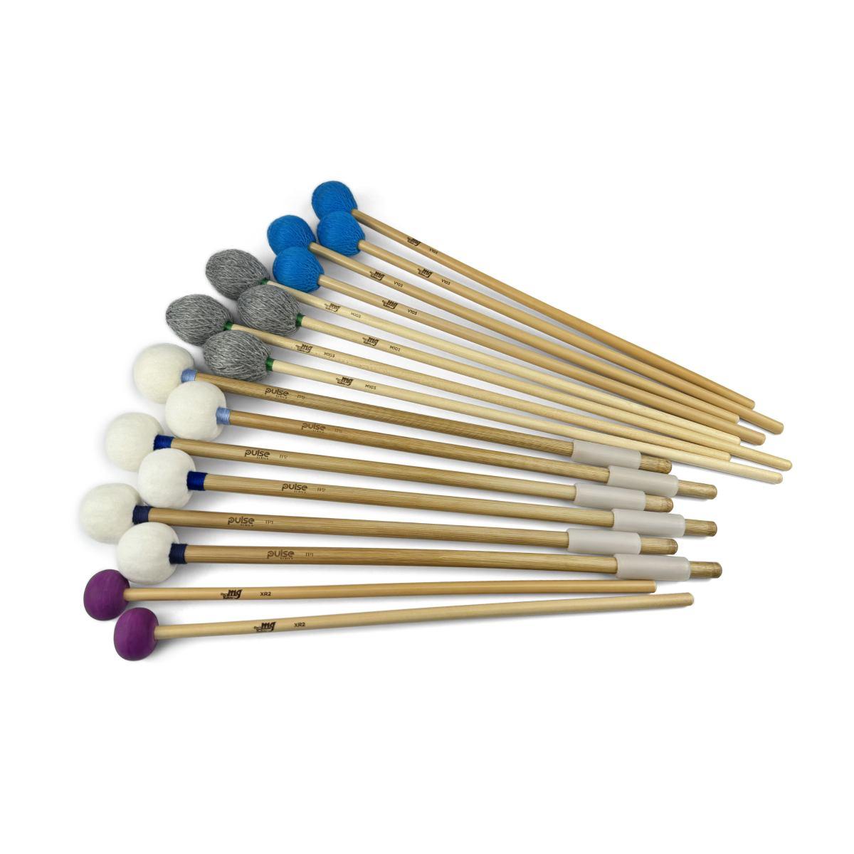 Mg mallets pack kit 4 bacchette per percussioni