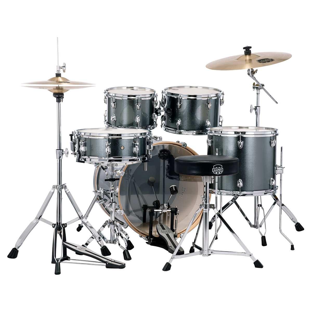 MAPEX VE5044FTCVC VENUS FUSION 5 PEZZI Steel Blue Metallic Cassa 20