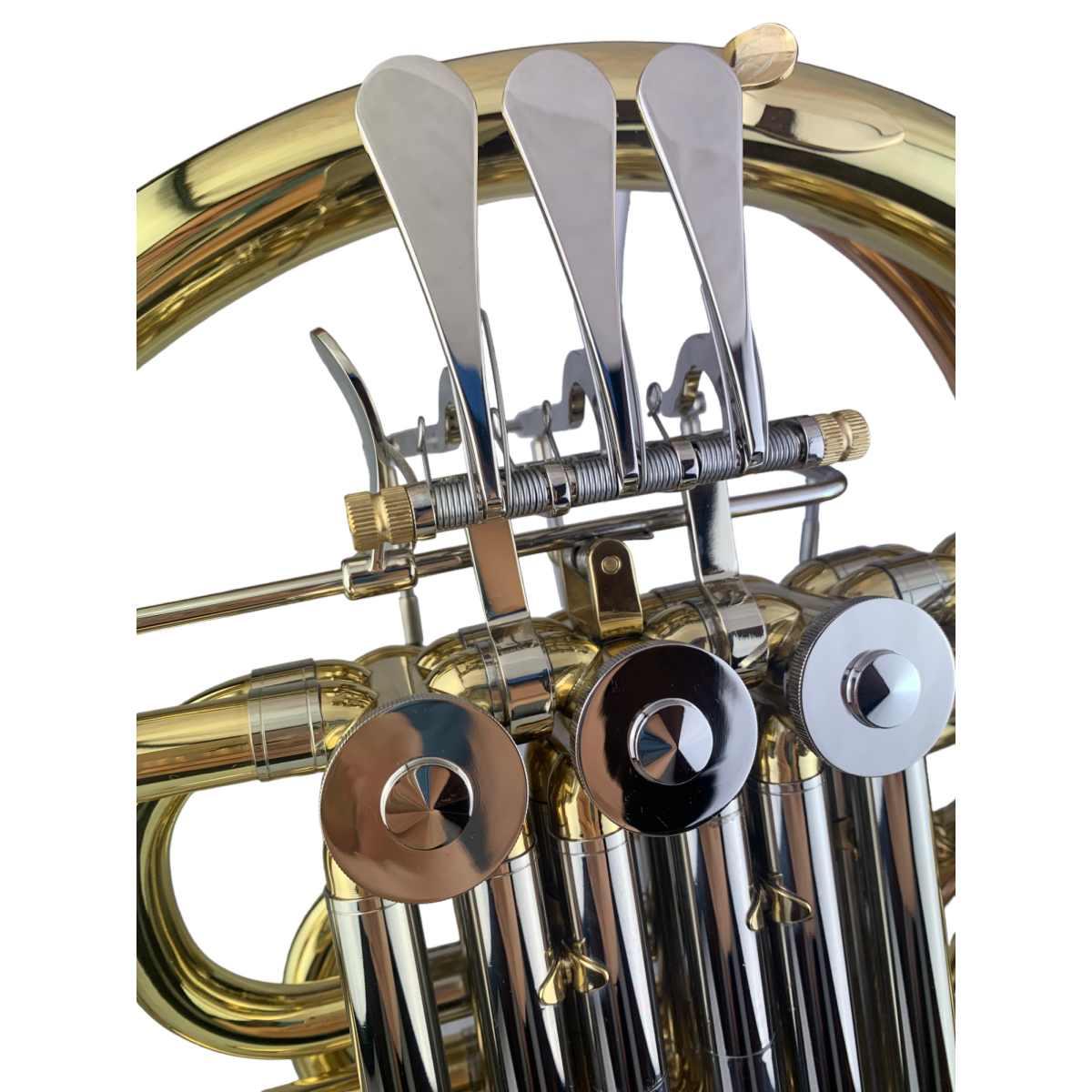 Cigalini corno doppio in sib/f laccato b-stok