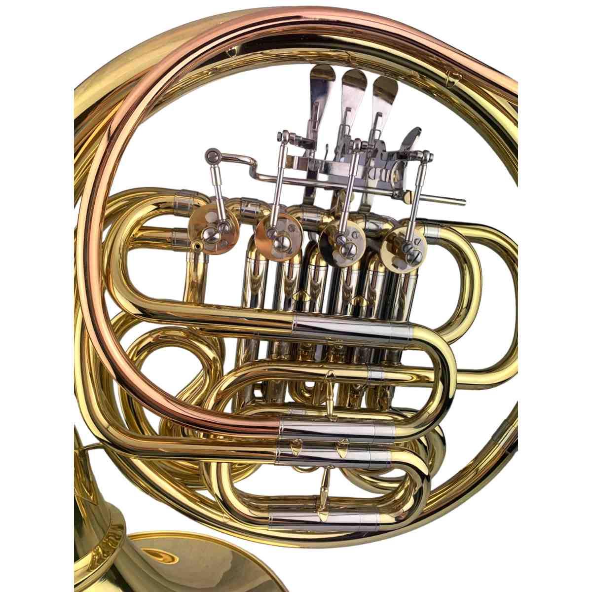 Cigalini corno doppio in sib/f laccato b-stok