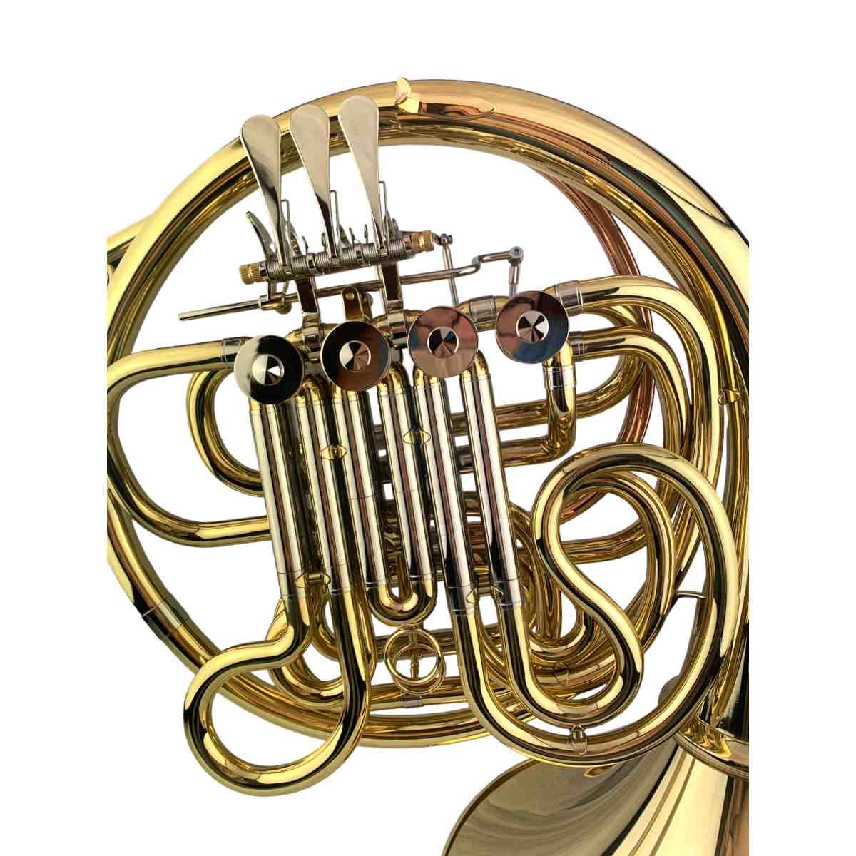 Cigalini corno doppio in sib/f laccato b-stok