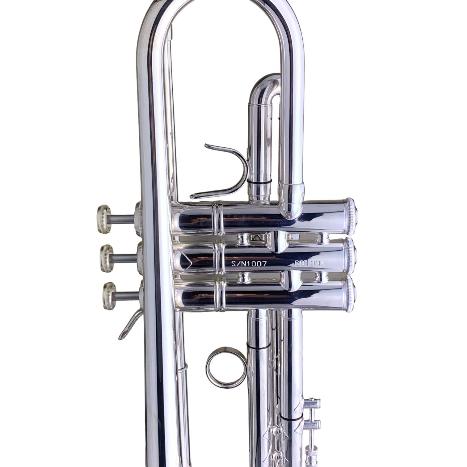 Bbrass bolden reverse tromba sib silver plated