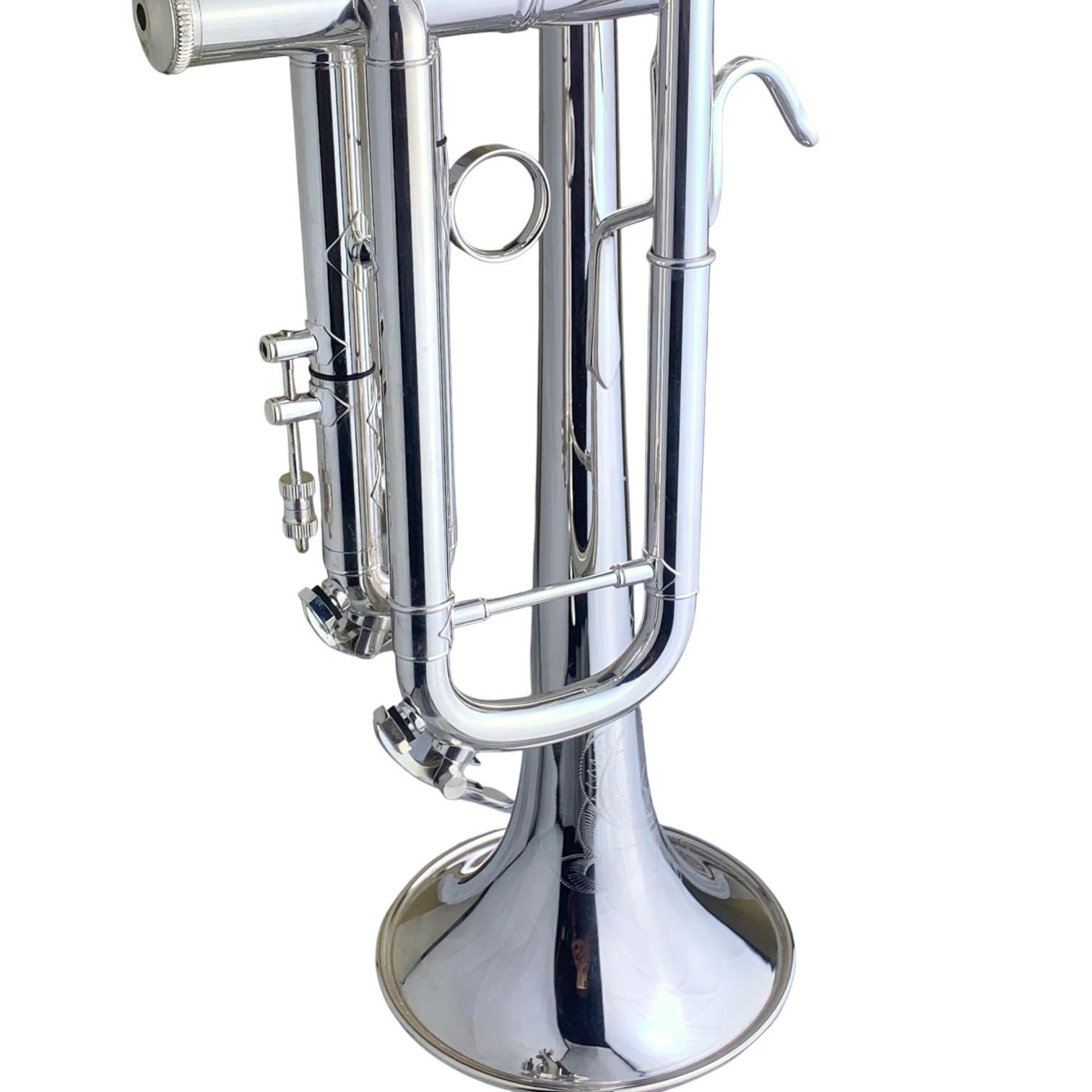 Bbrass bolden reverse tromba sib silver plated