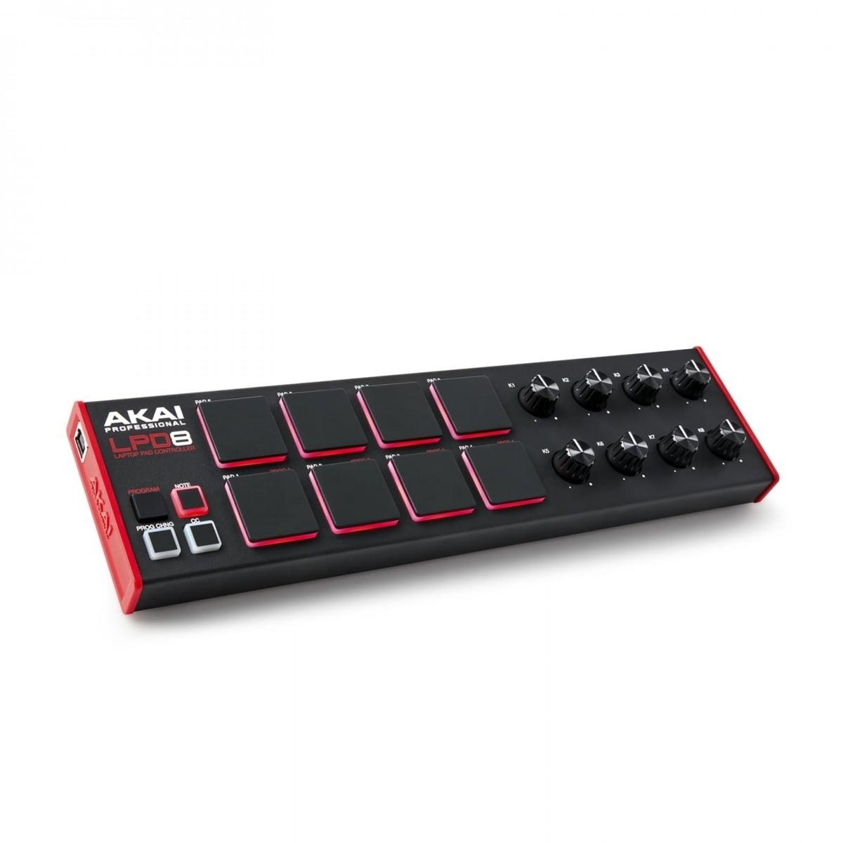 AKAI PROFESSIONAL LPD8 MKII Controller MIDI USB Compatto con Pad RGB e Knob Assegnabili