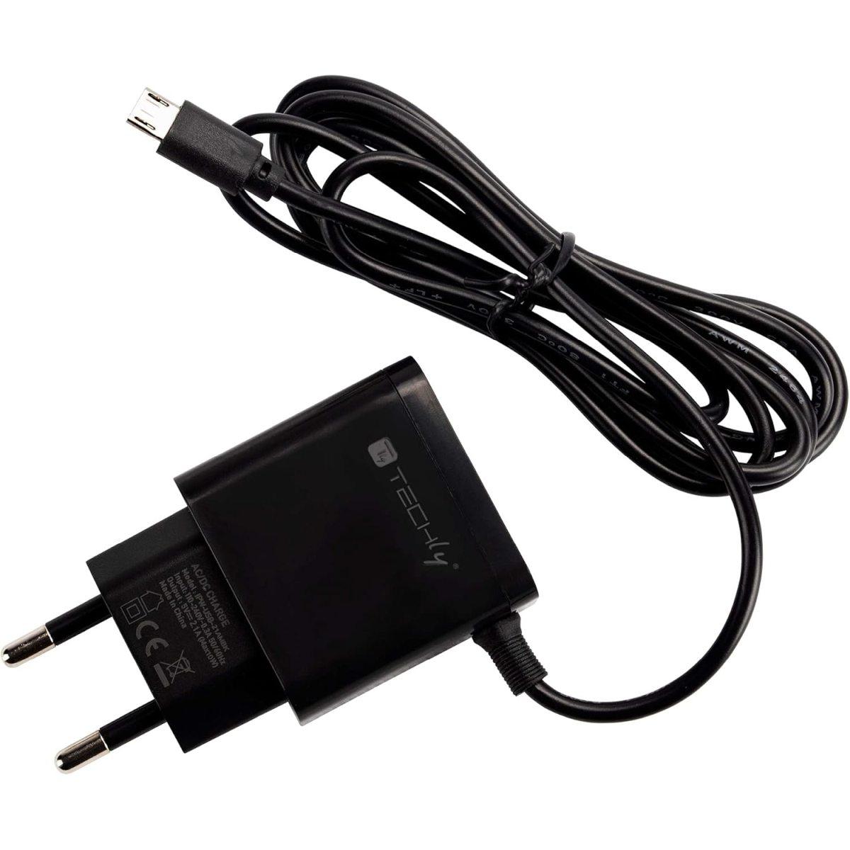 Techly alimentatore usb 5v 1a