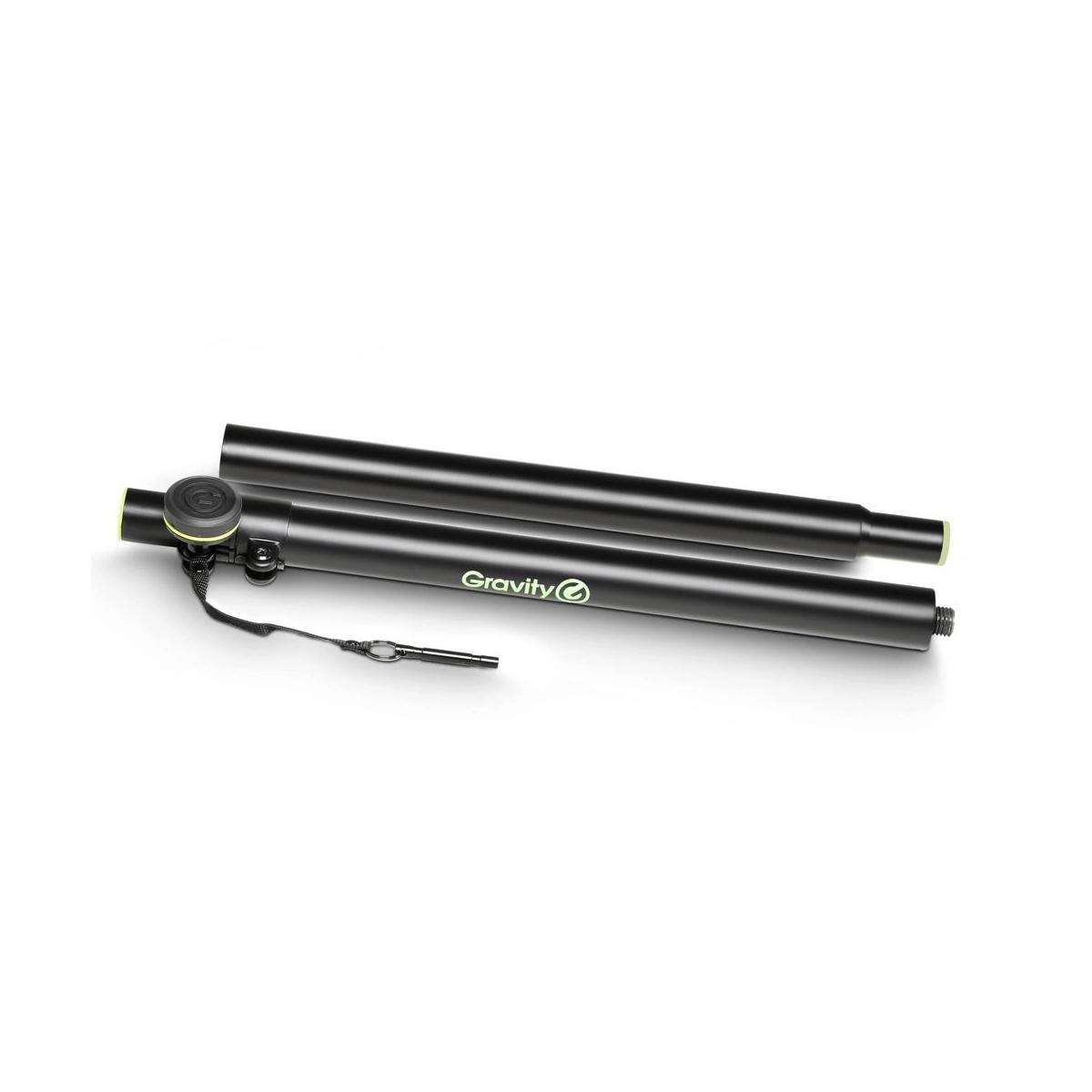 GRAVITY SP 3332 TPB - Distanziale a tubo regolabile in due parti 35 mm su 35 mm, 1400 mm