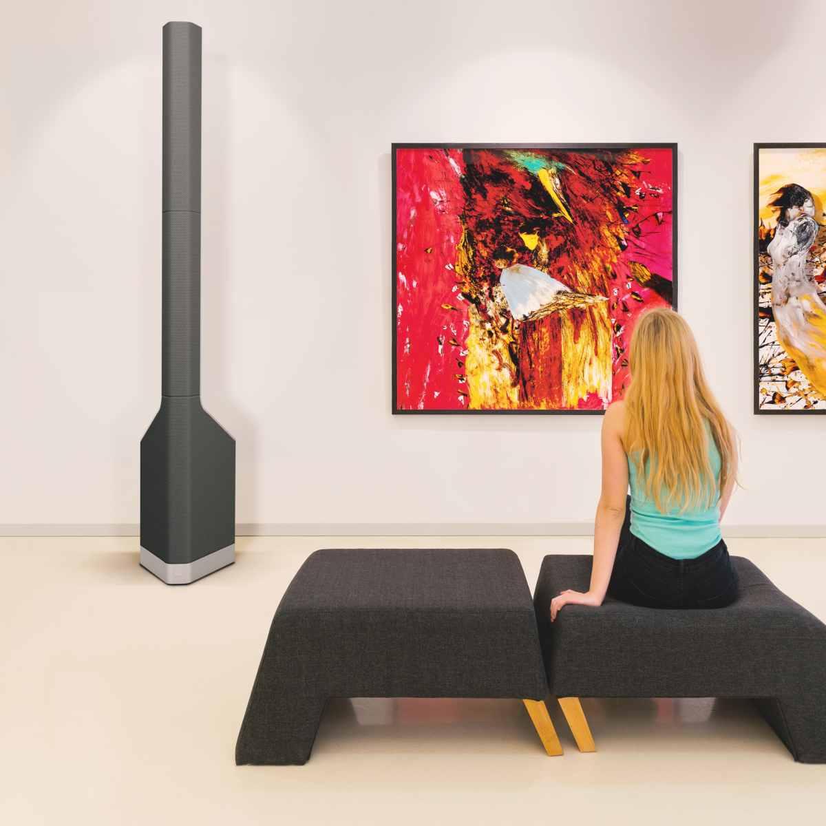 LD SYSTEMS MAUI P900 B - Sistema PA a colonna con alimentazione di Porsche Design Studio in Graphite Black