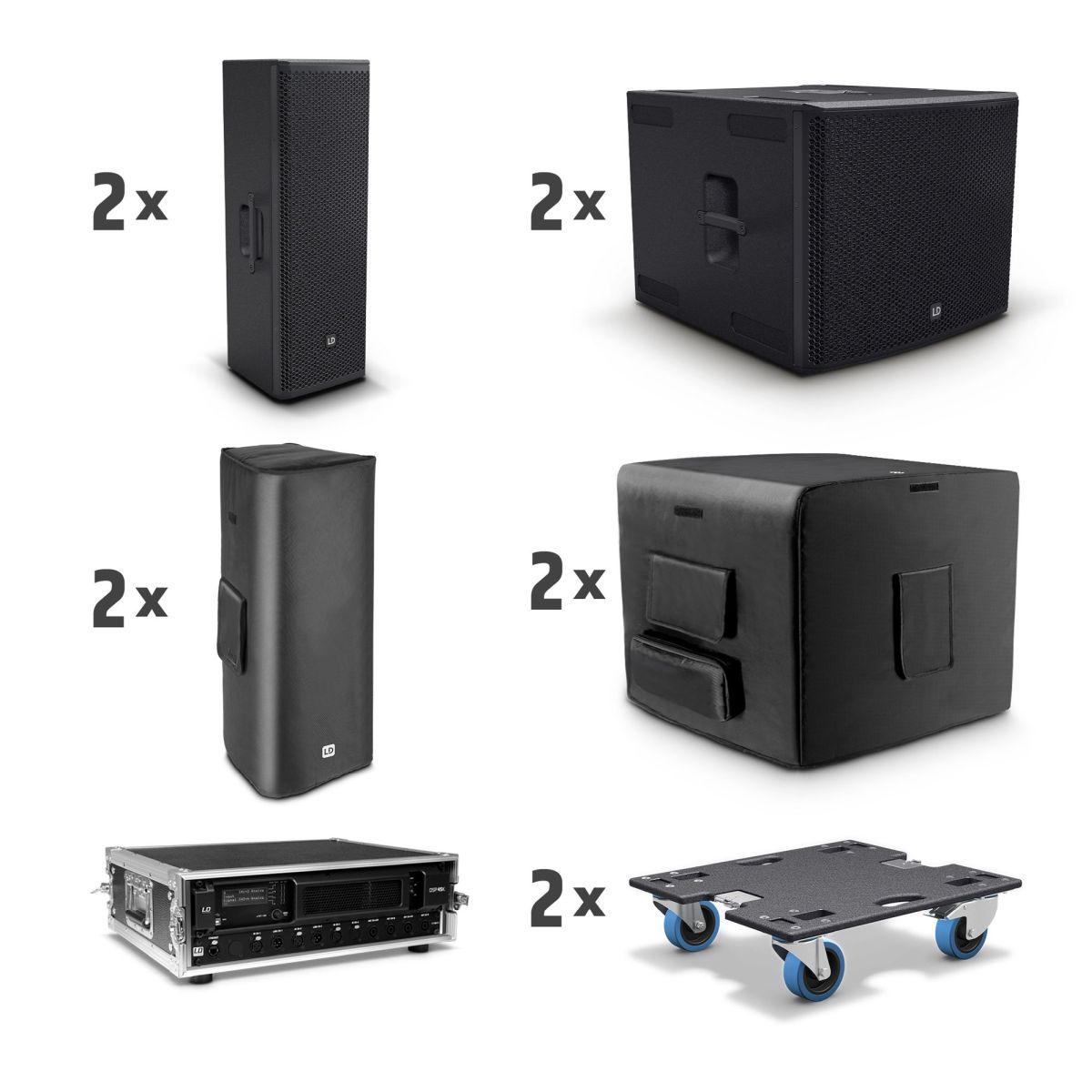 LD Systems Stinger G3 Gala Set Impianto Audio Completo PA Passivo