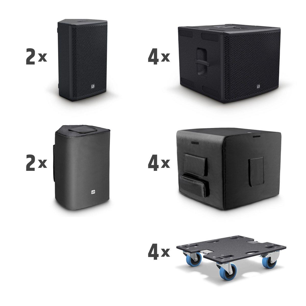 LD Systems Stinger G3 Impact Set A Impianto Audio PA Attivo